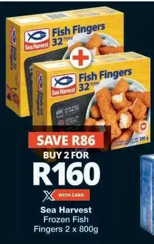 Checkers Sea Harvest Frozen Fish Fingers offer