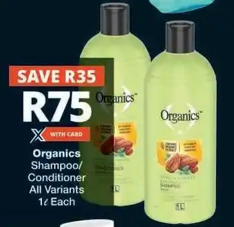 Checkers Organics Shampoo Conditioner offer
