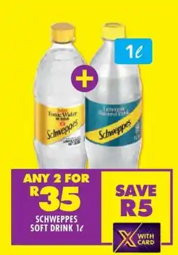 Shoprite SCHWEPPES SOFT DRINK 1ℓ offer