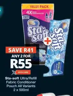 Checkers Sta-soft Ultra/Refill Fabric Conditioner offer