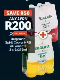 Checkers Belgravia Spirit Cooler NRB offer
