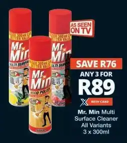 Checkers Mr Min Multi-Surface Cleaner offer
