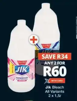 Checkers Jik Bleach offer