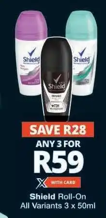 Checkers Shield Roll-on offer