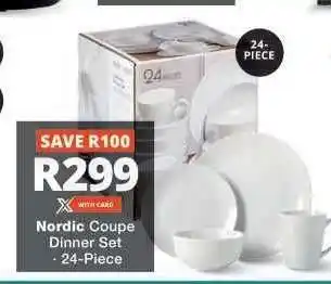 Checkers Nordic Coupe Dinner Set offer