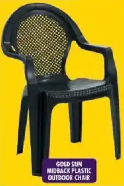 Shoprite Gold sun midback plastic outdoor chair offer