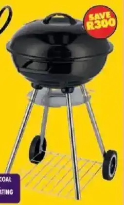 Shoprite Bushbaby charcoal kettle grill with enamel coating offer