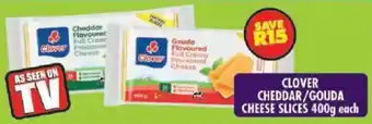 Shoprite Clover cheddar/ gouda cheese slices offer