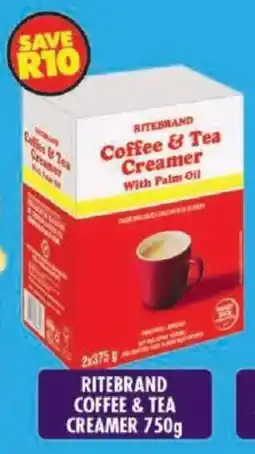 Shoprite Ritebrand coffee & tea creamer offer