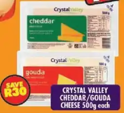 Shoprite Crystal valley cheddar/ gouda cheese offer