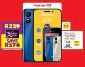 Shoprite Hisense U31 offer