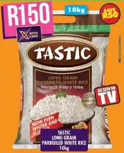 Shoprite Tastic long grain parboiled white rice offer