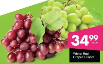 Save Hyper White/ Red Grapes Punnet offer