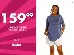 Save Hyper Ladies Oversized Printed T-shirts offer