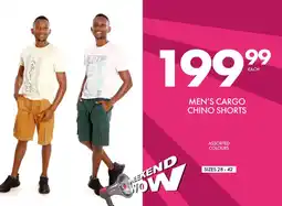 Save Hyper Men's Cargo Chino Shorts offer