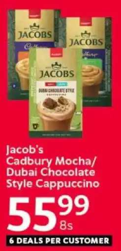 Oxford Freshmarket Jacob's Cadbury Mocha/ Dubai Chocolate Style Cappuccino offer