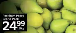 Oxford Freshmarket Peckham Pears Econo Pack offer