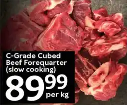 Oxford Freshmarket C-Grade Cubed Beef Forequarter offer