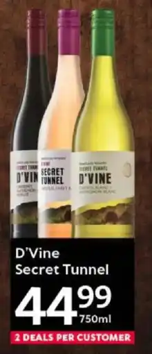 Oxford Freshmarket D'Vine Secret Tunnel offer