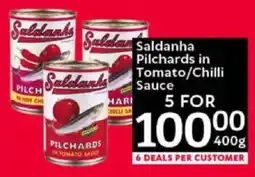 Oxford Freshmarket Saldanha Pilchards in Tomato/ Chilli Sauce offer
