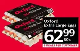 Oxford Freshmarket Oxford Extra Large Eggs offer