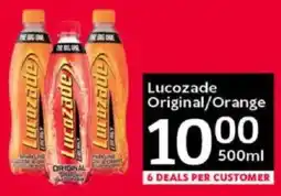 Oxford Freshmarket Lucozade Original/ Orange offer