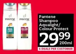 Oxford Freshmarket Pantene Shampoo Aqualight/ Colour Protect offer