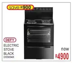 Furn 4 U Defy electric stove black offer