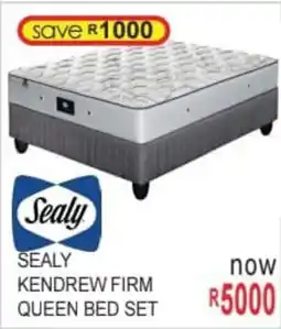 Furn 4 U Sealy kendrew firm queen bed set offer