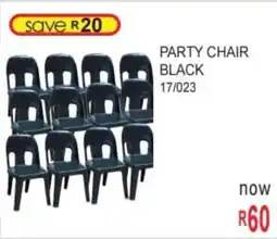 Furn 4 U Party chair black offer