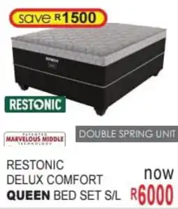 Furn 4 U Restonic delux comfort queen bed set offer