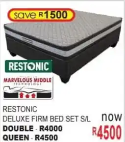 Furn 4 U Restonic deluxe firm bed set offer