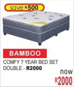Furn 4 U Bamboo comfy 7 year bed set offer
