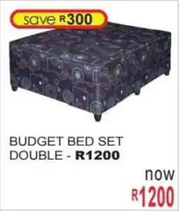 Furn 4 U Budget bed set double offer