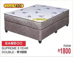 Furn 4 U Bamboo supreme 5 year double offer