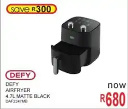 Furn 4 U Defy airfryer matte black offer