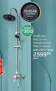 Amalfi Jade Plus Chrome Exposed Shower Mixer & Column-Each