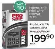 CTM Pro Grip XXL Tile Adhesive-20Kg Each offer