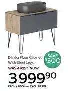 CTM Danika Floor Cabinet With Steel Legs 800mm offer