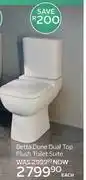 CTM Betta Dune Dual Top Flush Toilet Suite-Each offer