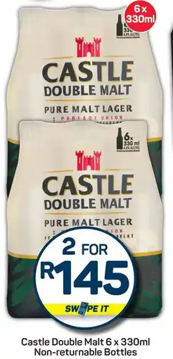 Pick n Pay Castle Double Malt Non-returnable Bottles offer