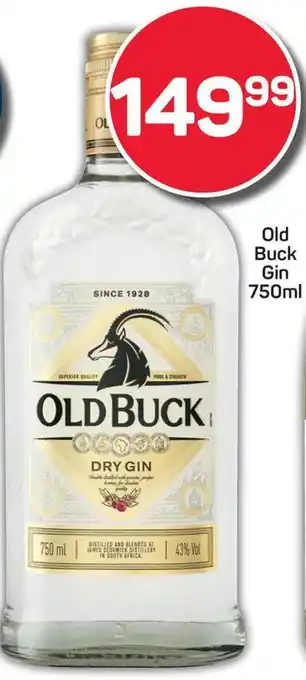 Pick n Pay Old Buck Gin offer