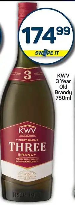 Pick n Pay KWV 3 Year Old Brandy offer