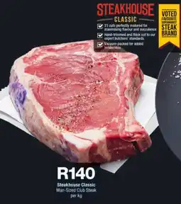 Checkers Steakhouse Classic Man-Sized Club Steak offer
