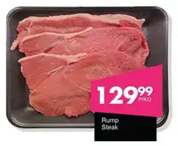 Save Rump Steak offer