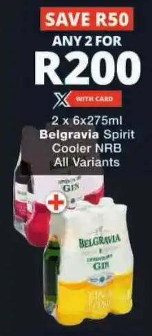 Checkers Belgravia Spirit Cooler NRB All Variants offer