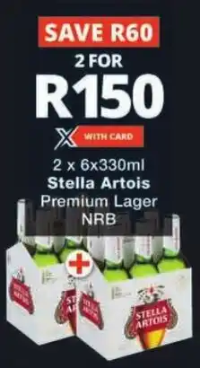 Checkers Stella Artois Premium Lager NRB offer