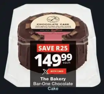 Checkers The Bakery Bar-One Chocolate Cake offer