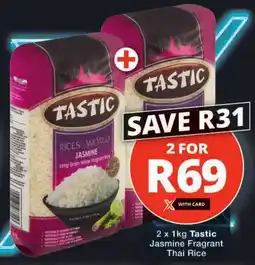 Checkers Tastic Jasmine Fragrant Thai Rice offer