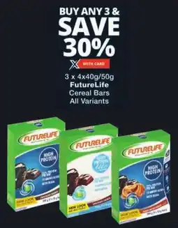 Checkers FutureLife Cereal Bars All Variants offer